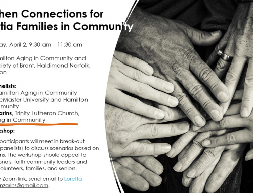 Webinar for Faith Communities: Supporting Members with Dementia and their Families/Care Partners